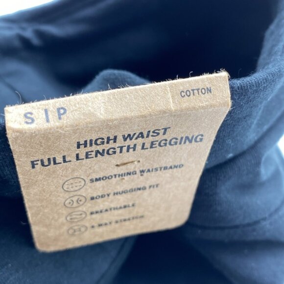 Victoria’s Secret Love Pink Plaid Logo Black High Waist Full Length Leggings S - Picture 5 of 10